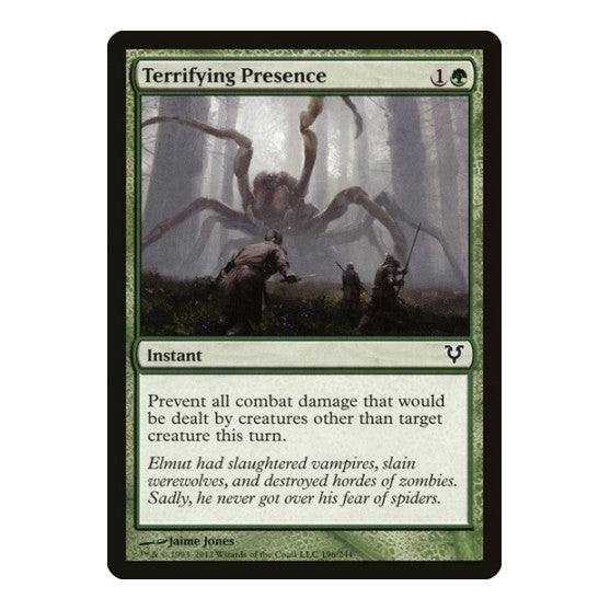Terrifying Presence (AVR) #196 Common Avacyn Restored Magic: The Gathering: 2012