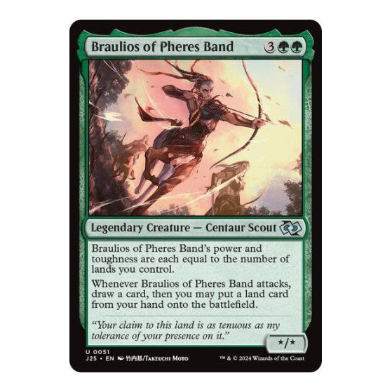 Braulios of Pheres Band Anime (J25) #51 Uncommon Foundations Jumpstart Magic: The Gathering: 2024