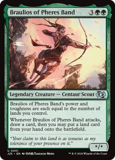 Braulios of Pheres Band Anime (J25) #51 Uncommon Foundations Jumpstart Magic: The Gathering: 2024