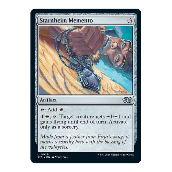 Starnheim Memento (J25) #29 Uncommon (Lightly Played) Foundations Jumpstart Magic: The Gathering: 2024