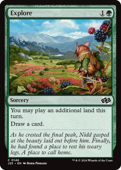 Explore (J25) #146 Common (Lightly Played) Foundations Jumpstart Magic: The Gathering: 2024