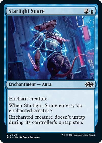 Starlight Snare (J25) #9 Common (Lightly Played) Foundations Jumpstart Magic: The Gathering: 2024