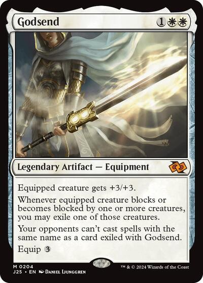 Godsend (J25) #204 Mythic Rare (Lightly Played) Foundations Jumpstart Magic: 2024