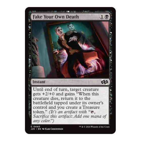 Fake Your Own Death (J25) #440 Common (Lightly Played) Foundations Jumpstart Magic: The Gathering: 2024