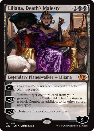Liliana Deaths Majesty (J25) #458 Mythic Rare (Lightly Played) Foundations Jumpstart Magic: The Gathering: 2024