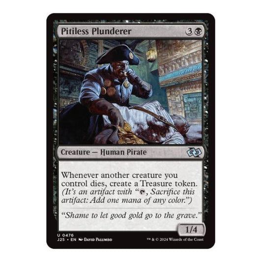 Pitiless Plunderer (J25) #476 Uncommon (Lightly Played) Foundations Jumpstart Magic: The Gathering: 2024