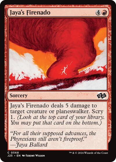 Jayas Firenado (J25) #568 Common (Lightly Played) Foundations Jumpstart Magic: The Gathering: 2024