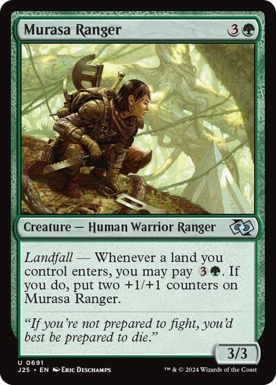Murasa Ranger (J25) #691 Uncommon (Lightly Played) Foundations Jumpstart Magic: The Gathering: 2024