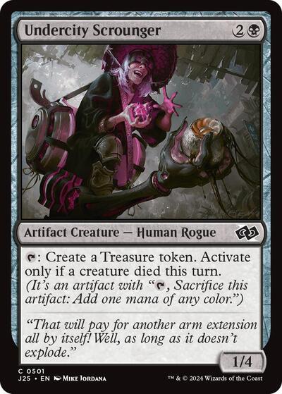 Undercity Scrounger (J25) #501 Common (Lightly Played) Foundations Jumpstart Magic: 2024