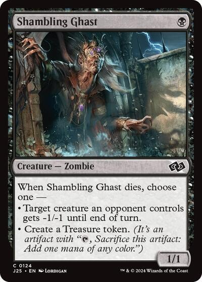 Shambling Ghast (J25) #124 Common (Lightly Played) Foundations Jumpstart Magic: The Gathering: 2024
