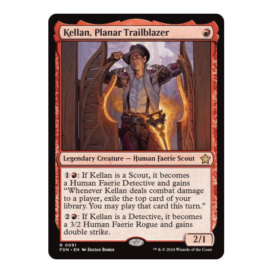 Kellan Planar Trailblazer (FDN) #91 Rare (Lightly Played) Foundations Magic: The Gathering: 2024