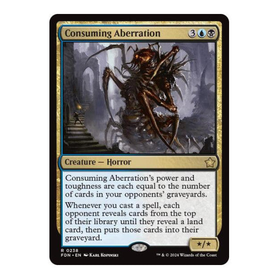 Consuming Aberration (FDN) #238 Rare Foundations Magic: The Gathering: 2024
