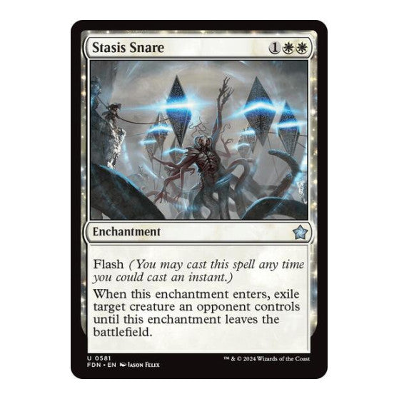 Stasis Snare (FDN) #581 Uncommon (Lightly Played) Foundations Magic: The Gathering: 2024