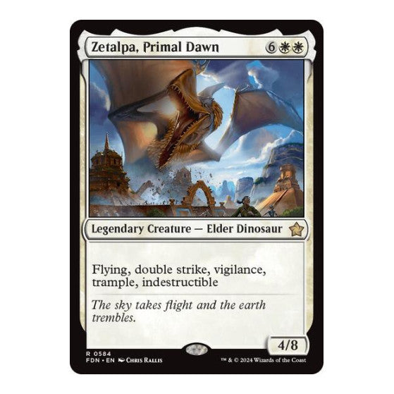Zetalpa Primal Dawn (FDN) #584 Rare (Lightly Played) Foundations Magic: The Gathering: 2024