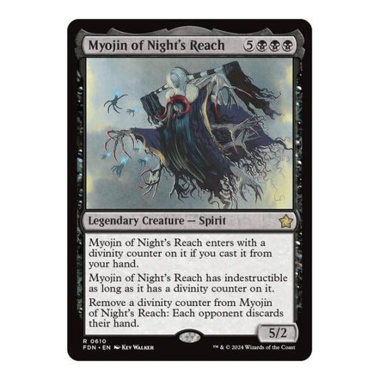 Myojin of Night's Reach (FDN) #610 Rare (Lightly Played) Foundations Magic: The Gathering: 2024