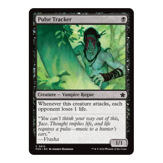 Pulse Tracker 0612 (FDN) #612 Common (Lightly Played) Foundations Magic: The Gathering: 2024