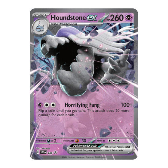 Houndstone ex (SVP) #162 Promo (Holofoil Near Mint) SV: Scarlet & Violet Promo Cards Pokemon: 2023