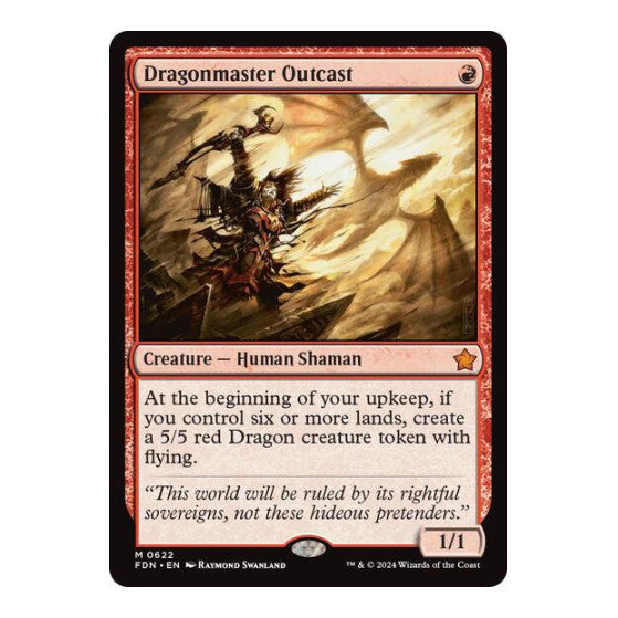 Dragonmaster Outcast (FDN) #622 Mythic Rare (Lightly Played) Foundations Magic: The Gathering: 2024