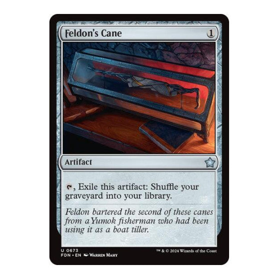 Feldons Cane (FDN) #673 Uncommon (Lightly Played) Foundations Magic: The Gathering: 2024