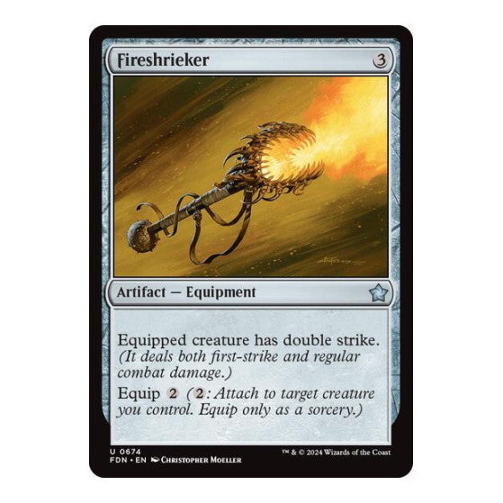 Fireshrieker (FDN) #674 Uncommon (Lightly Played) Foundations Magic: The Gathering: 2024