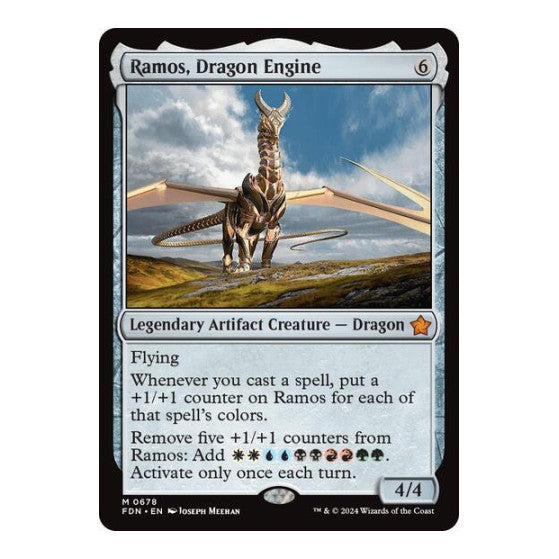 Ramos Dragon Engine (FDN) #678 Mythic Rare (Lightly Played) Foundations Magic: The Gathering: 2024