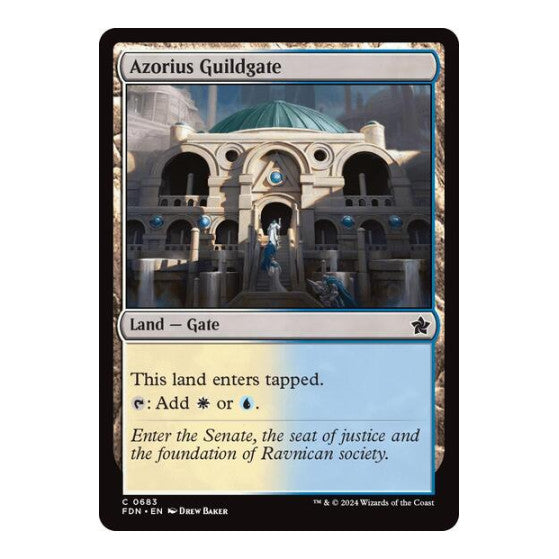 Azorius Guildgate (FDN) #683 Common (Lightly Played) Foundations Magic: The Gathering: 2024