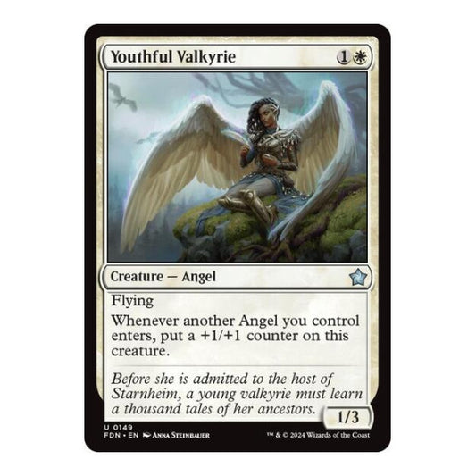 Youthful Valkyrie (FDN) #149 Uncommon Foundations Magic: The Gathering: 2024