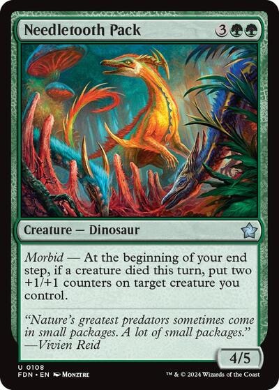 Needletooth Pack (FDN) #108 Uncommon (Lightly Played) Foundations Magic: The Gathering: 2024