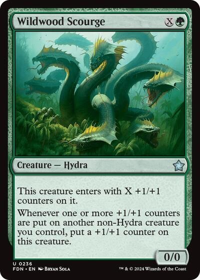 Wildwood Scourge (FDN) #236 Uncommon (Lightly Played) Foundations Magic: The Gathering: 2024