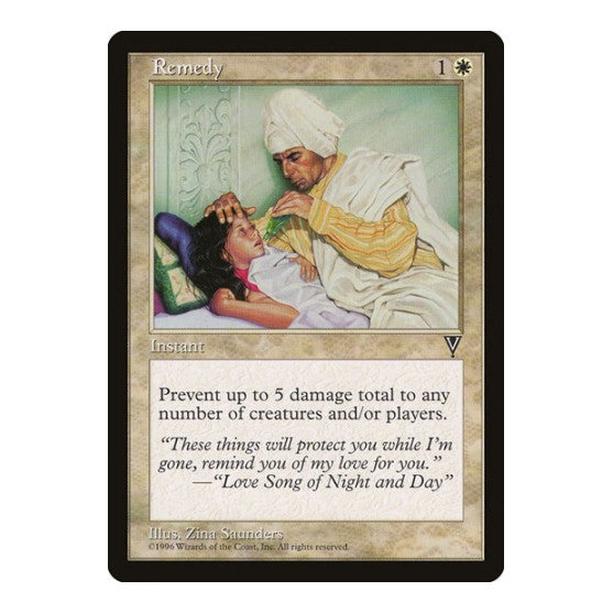 Remedy (VIS) #17 Common (Lightly Played) Visions Magic: The Gathering: 1997