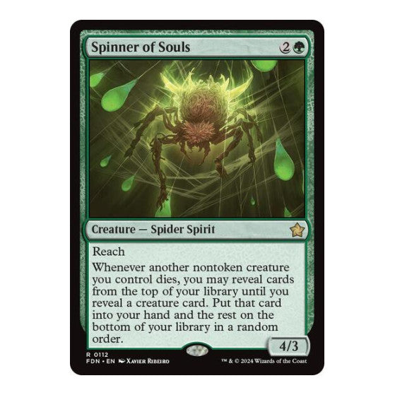 Spinner of Souls (FDN) #112 Rare (Lightly Played) Foundations Magic: The Gathering: 2024