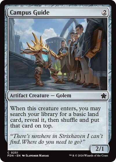 Campus Guide (FDN) #251 Common (Lightly Played) Foundations Magic: 2024
