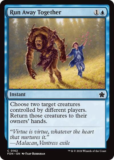 Run Away Together (FDN) #162 Common Foundations Magic: 2024