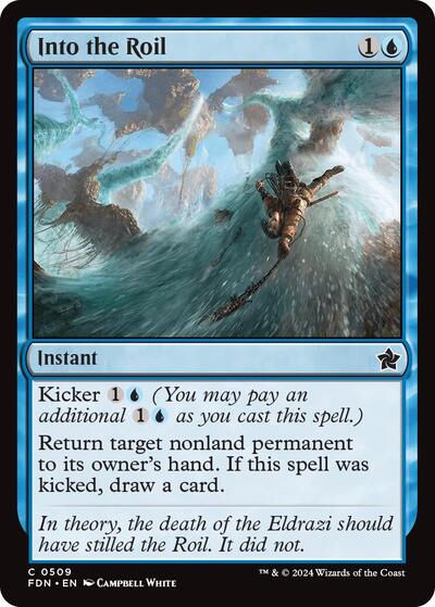 Into the Roil (FDN) #509 Common (Lightly Played) Foundations Magic: 2024