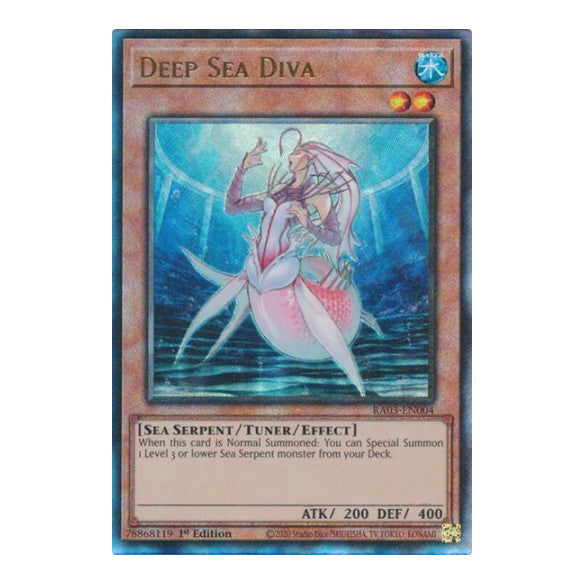 Deep Sea Diva (PUR) (RA03) #RA03-EN004 Prismatic Ultimate Rare (1st Edition Near Mint) Quarter Century Bonanza YuGiOh: 2024