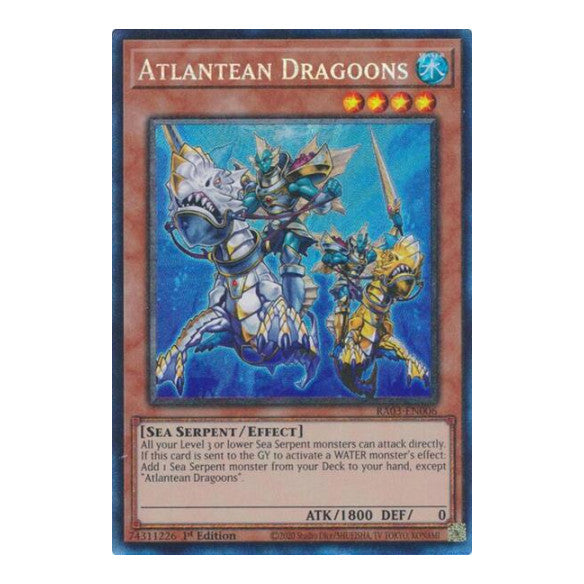 Atlantean Dragoons (PCR) (RA03) #RA03-EN006 Prismatic Collector's Rare (1st Edition Near Mint) Quarter Century Bonanza YuGiOh: 2024