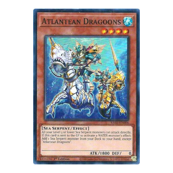 Atlantean Dragoons (RA03) #RA03-EN006 Super Rare (1st Edition Near Mint) Quarter Century Bonanza YuGiOh: 2024