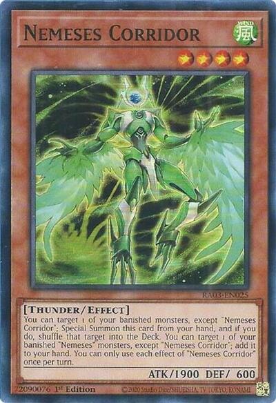 Nemeses Corridor (RA03) #RA03-EN025 Super Rare Quarter Century Bonanza YuGiOh: 2024
