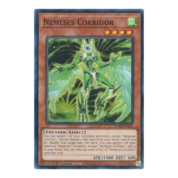 Nemeses Corridor (RA03) #RA03-EN025 Super Rare Quarter Century Bonanza YuGiOh: 2024