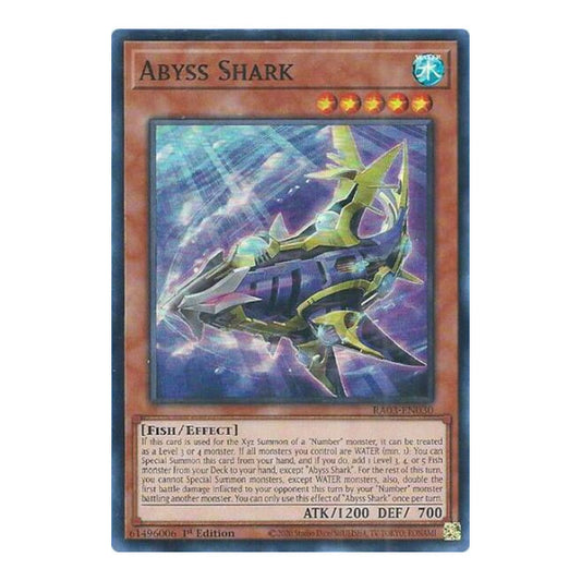 Abyss Shark (RA03) #RA03-EN030 Super Rare (1st Edition Near Mint) Quarter Century Bonanza YuGiOh: 2024