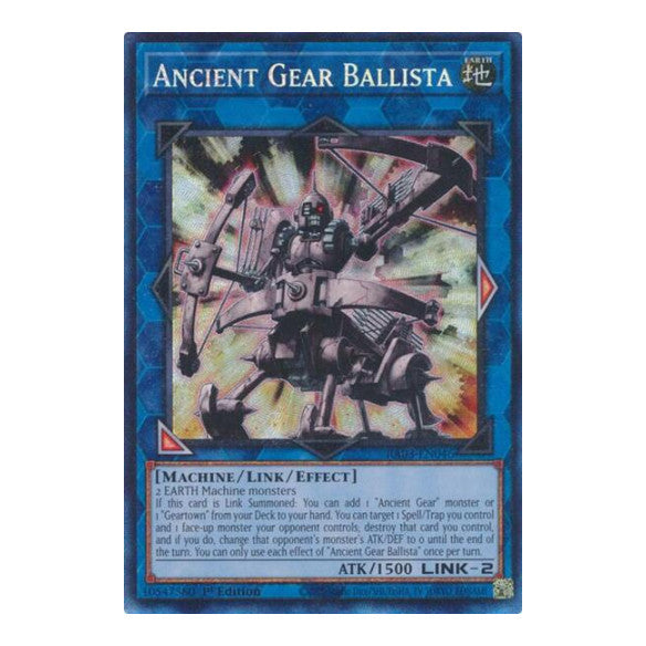 Ancient Gear Ballista (PCR) (RA03) #RA03-EN046 Prismatic Collector's Rare (1st Edition Near Mint) Quarter Century Bonanza YuGiOh: 2024