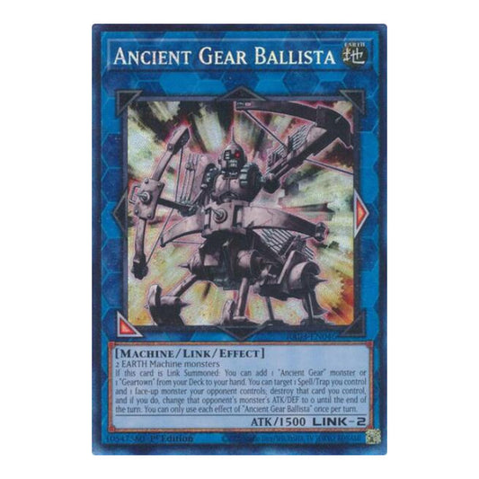 Ancient Gear Ballista (PCR) (RA03) #RA03-EN046 Prismatic Collector's Rare (1st Edition Near Mint) Quarter Century Bonanza YuGiOh: 2024