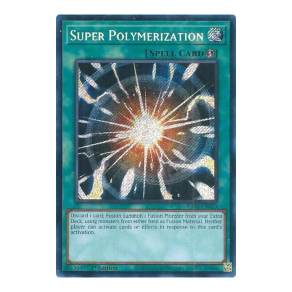 Super Polymerization (Secret Rare) (RA03) #RA03-EN053 Secret Rare (1st Edition Near Mint) Quarter Century Bonanza YuGiOh: 2024