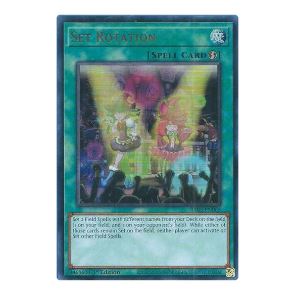 Set Rotation (UR) (RA03) #RA03-EN065 Ultra Rare (1st Edition Near Mint) Quarter Century Bonanza YuGiOh: 2024