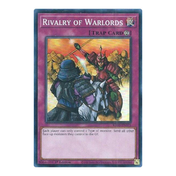 Rivalry of Warlords (RA03) #RA03-EN075 Super Rare (1st Edition Near Mint) Quarter Century Bonanza YuGiOh: 2024