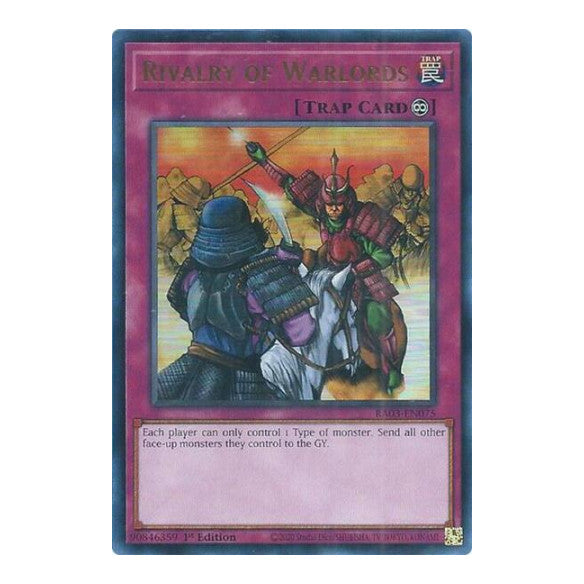 Rivalry of Warlords (UR) (RA03) #RA03-EN075 Ultra Rare (1st Edition Near Mint) Quarter Century Bonanza YuGiOh: 2024