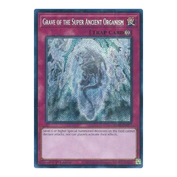 Grave of the Super Ancient Organism (Secret Rare) (RA03) #RA03-EN077 Secret Rare (1st Edition Near Mint) Quarter Century Bonanza YuGiOh: 2024