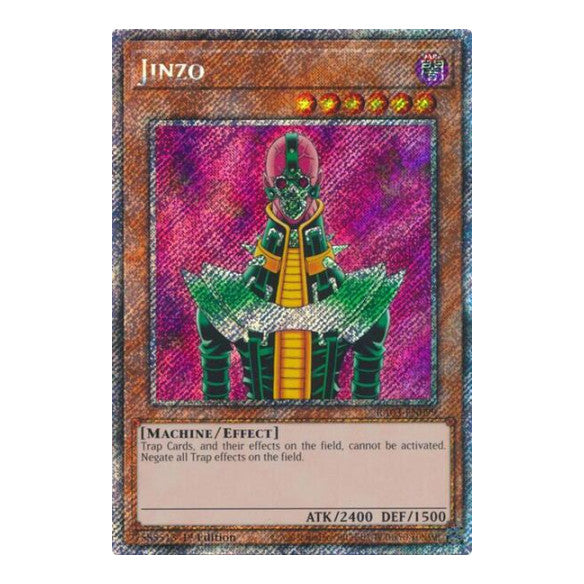 Jinzo (Platinum Secret Rare) (RA03) #RA03-EN099 Platinum Secret Rare (1st Edition Near Mint) Quarter Century Bonanza YuGiOh: 2024