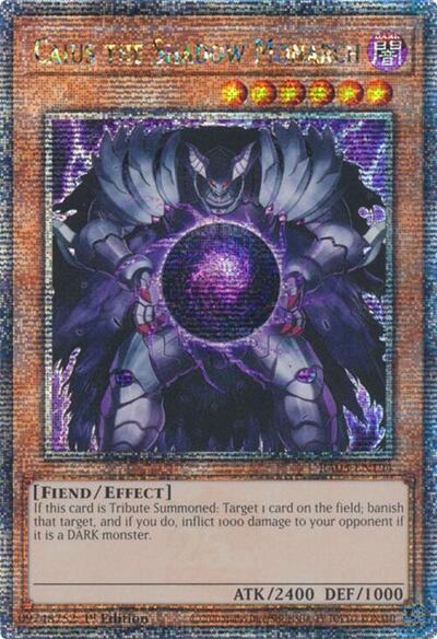 Caius the Shadow Monarch Quarter Century Secret Rare (RA03) #RA03-EN194 Quarter Century Secret Rare (1st Edition Near Mint) Quarter Century Bonanza YuGiOh: 2024