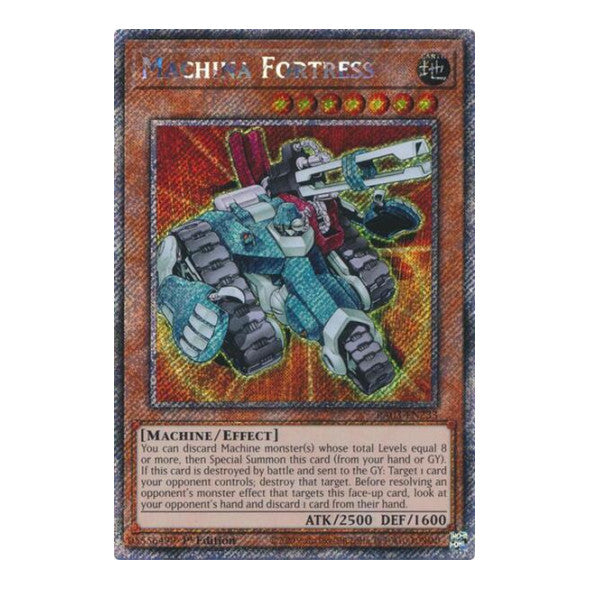 Machina Fortress (Platinum Secret Rare) (RA03) #RA03-EN233 Platinum Secret Rare (1st Edition Near Mint) Quarter Century Bonanza YuGiOh: 2024